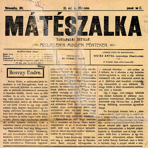 Mateszalka 1911 ilosvayL